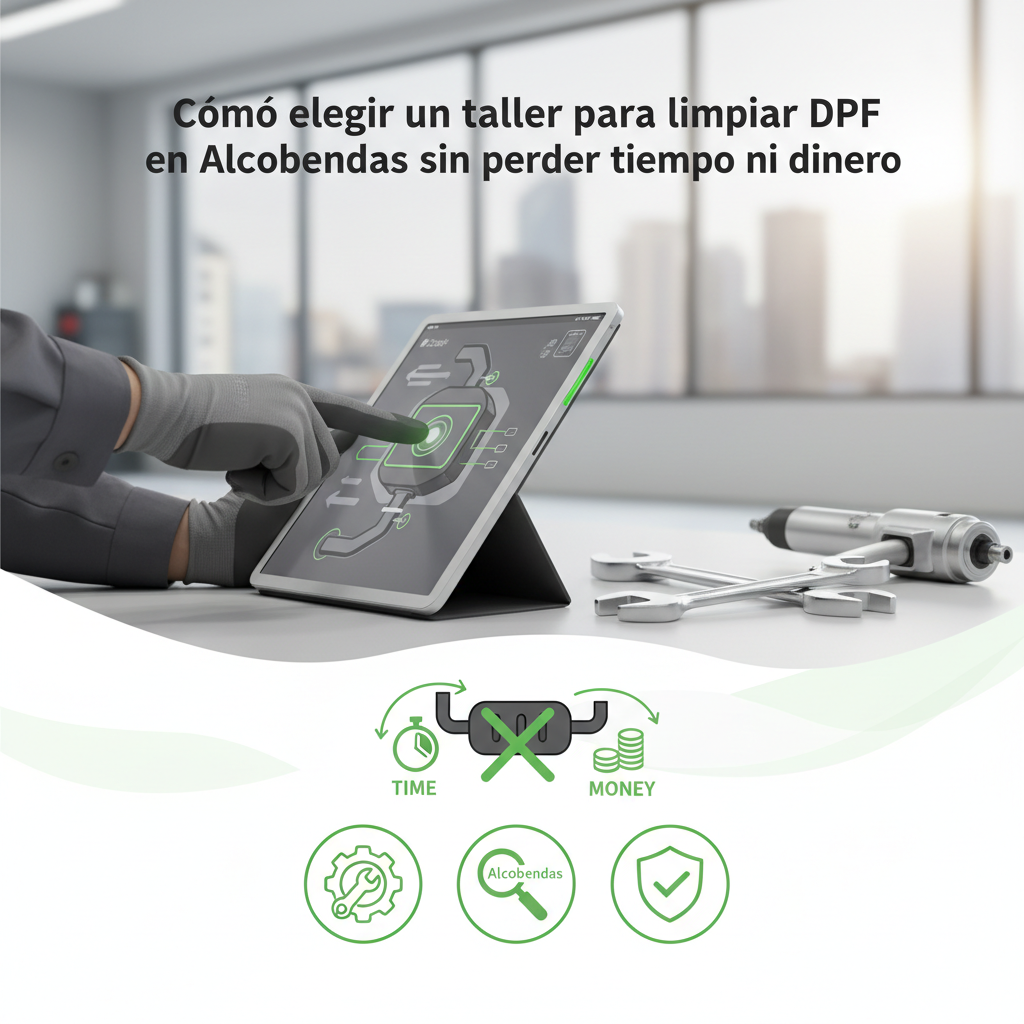 Cómo elegir un taller para limpiar DPF en Alcobendas sin perder tiempo ni dinero