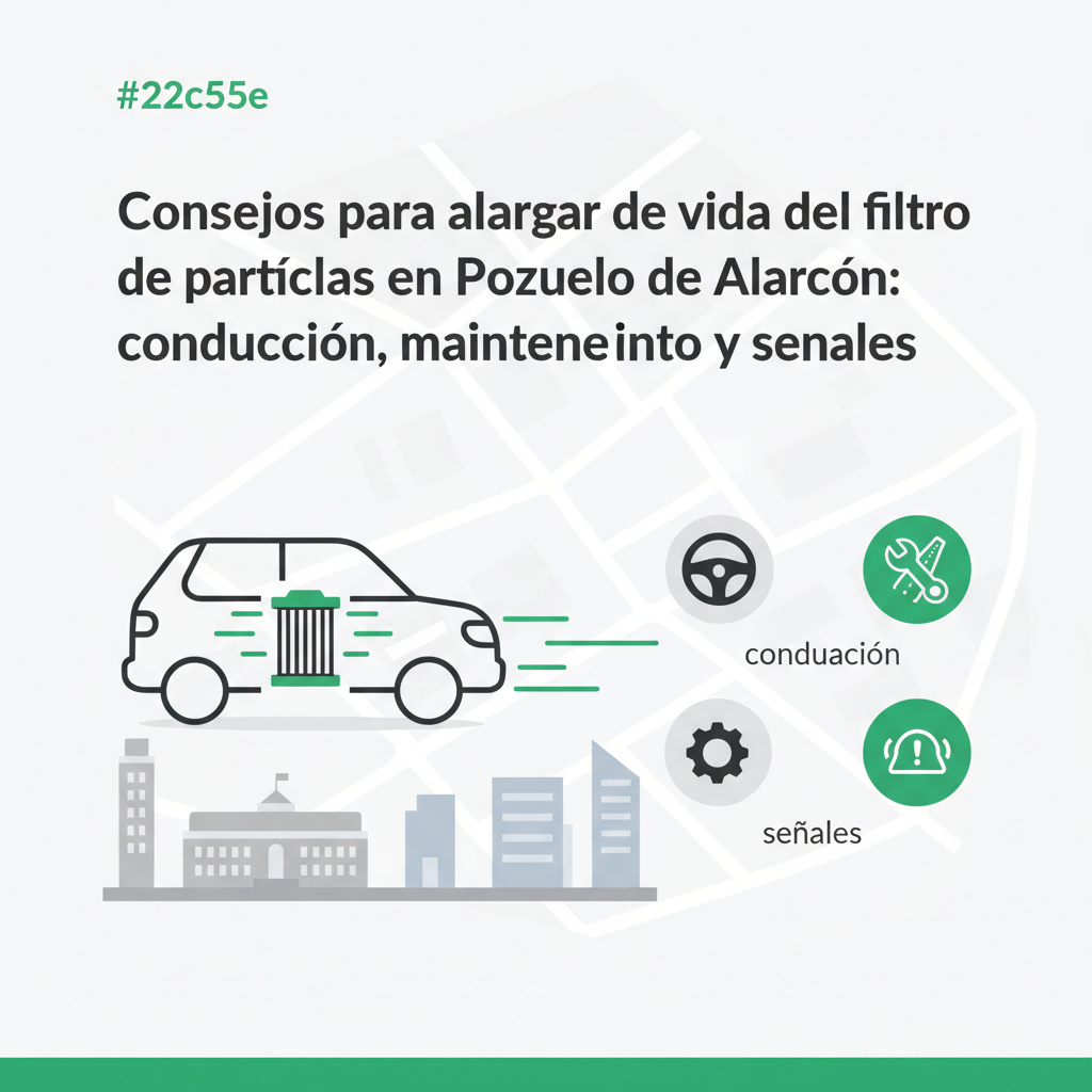 Consejos para alargar la vida del filtro de partículas en Pozuelo de Alarcón: conducción, mantenimiento y señales