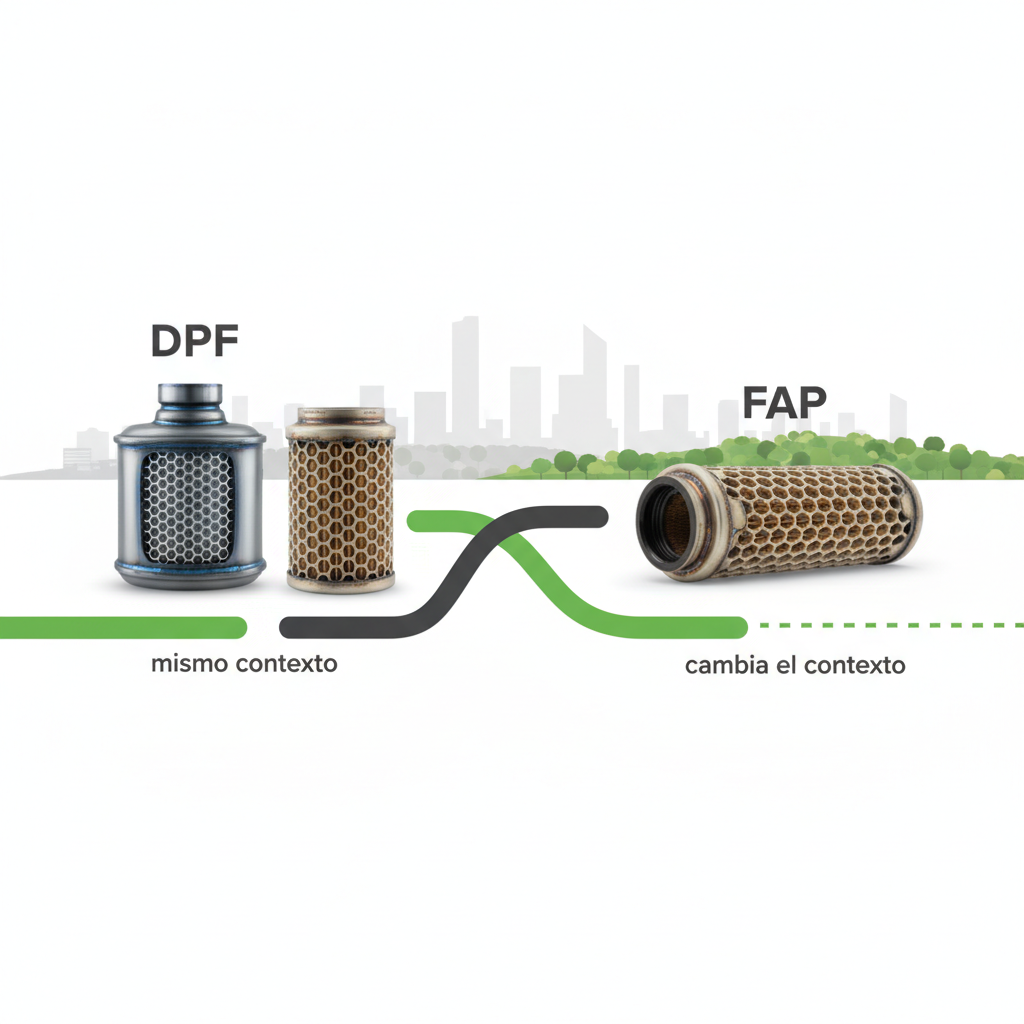 Diferencias entre DPF y FAP en Alcobendas: cuándo hablamos de lo mismo y cuándo cambia el contexto