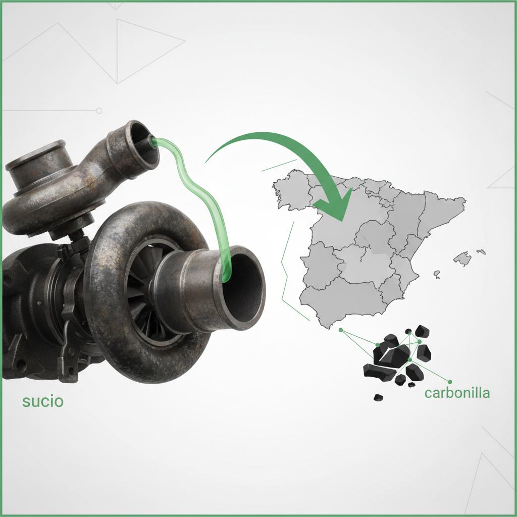Turbo sucio y pérdida de potencia en España: señales, diagnóstico y relación con la carbonilla
